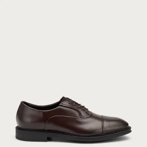 Allacciata oxford elegante in pelle