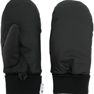 Muffole imbottite con logo nero