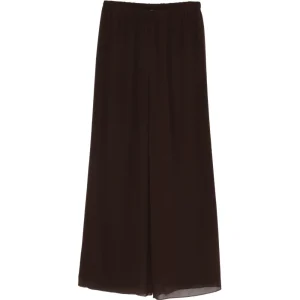 Pantaloni a palazzo in georgette